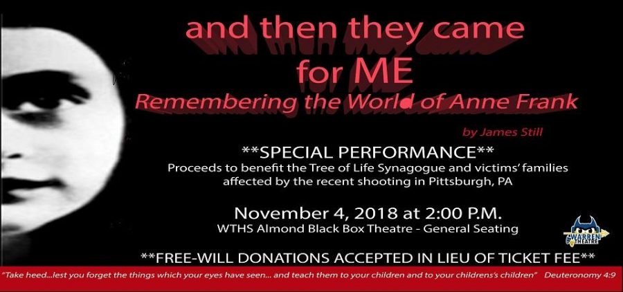 Encore Performance of And Then They Came For Me To Support Pittsburgh Victims