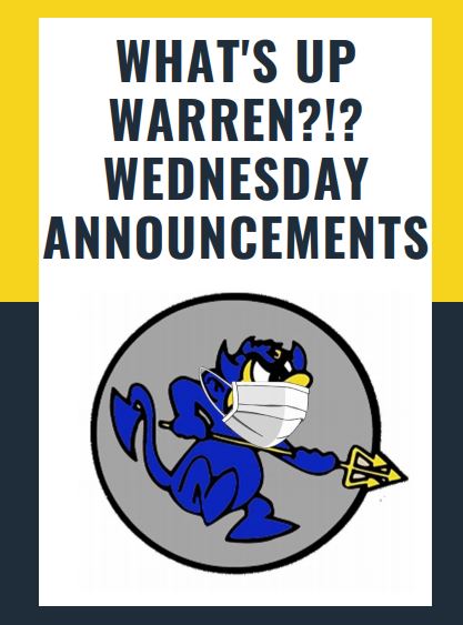 Student Weekly Announcements  3/10/2021