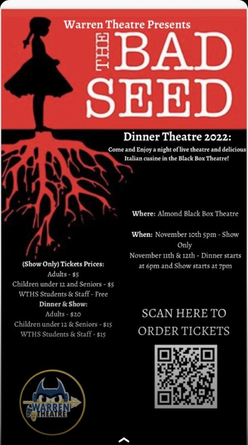 Warren Theatre Presents: “The Bad Seed”