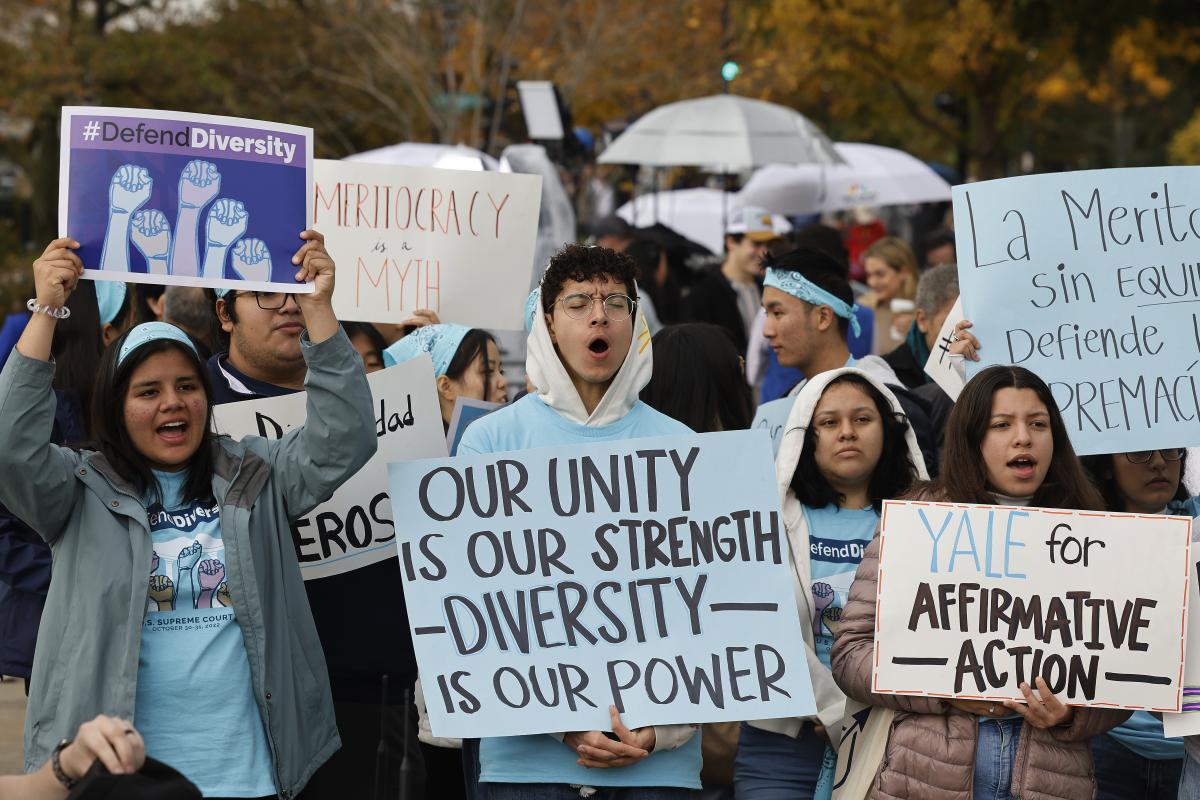 Students rally in support of Affirmative Action