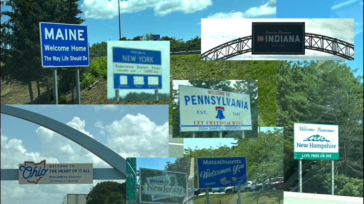 I forgot to get Connecticut's welcome sign. Oops.