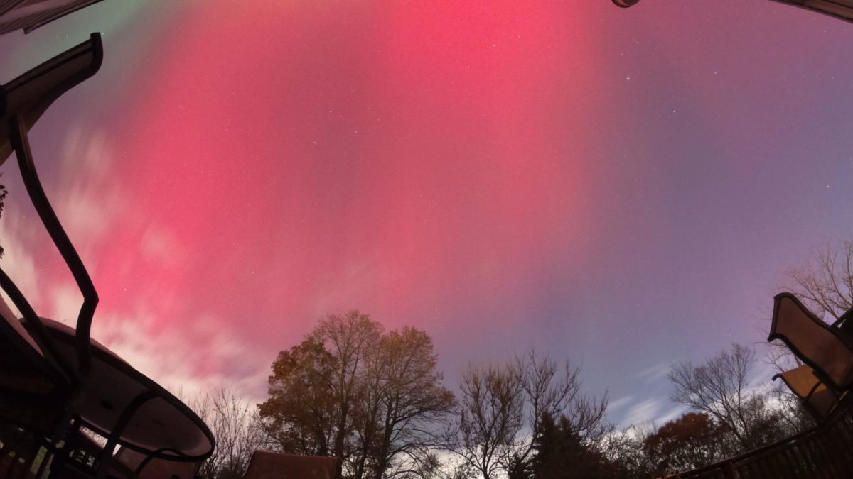 Northern Lights over Northern Illinois