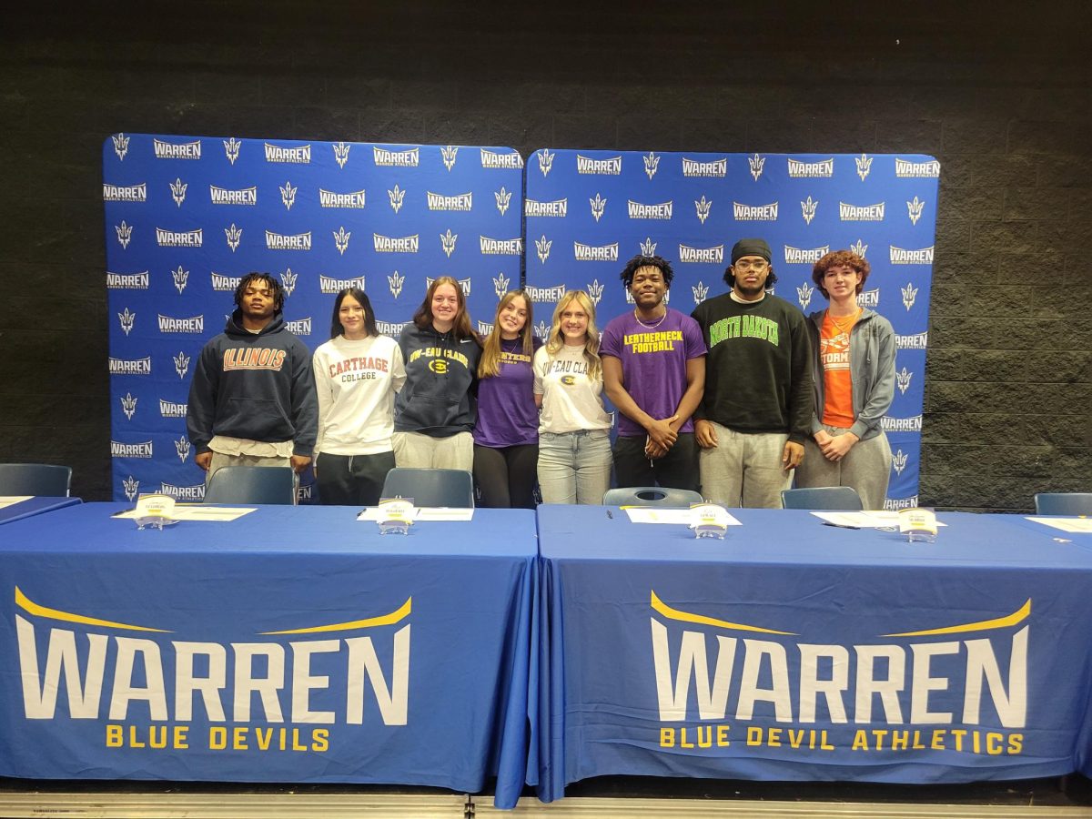 Collegiate Commitment Ceremony- Warren Athletes at the Next Level